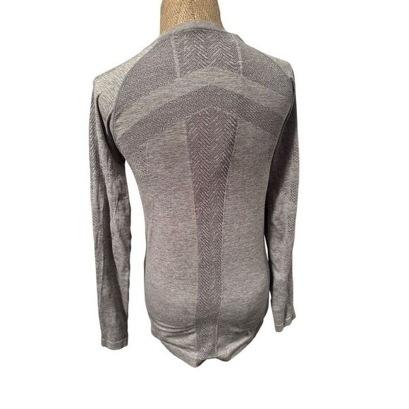 Nux long sleeve active top sz small grey - Picture 2 of 7